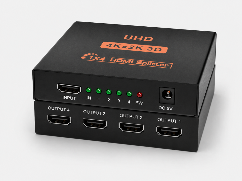 1×4 HDMI Splitter: How to Send One HDMI Signal to 4 Displays